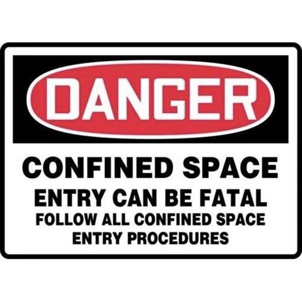 Accuform OSHA DANGER Safety Sign OUT OF SHMEQT002VS SHMEQT002VS - main